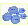 6Pcs silicone Stretch bowl covers Lids