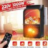1000W LED Direct Power Flame Room Heater