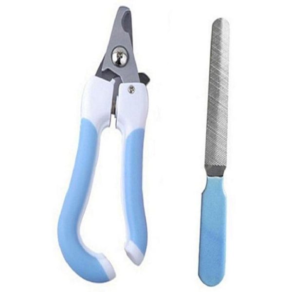 2 Pcs Pet Nail Clipper & Nail File Set
