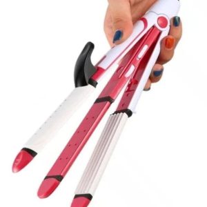 3 in 1 Hair Straightener Crimper and Curler