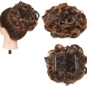 Hair Bun Extensions Curly