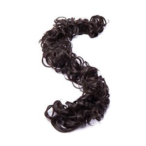 Synthetic Women Curly Bun Chignon Elastic Band Clip
