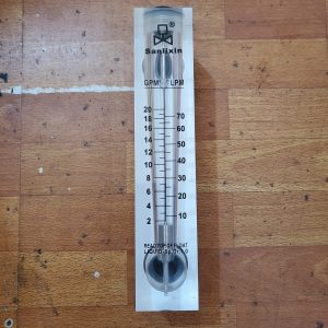 Panel Mounted Rotameter Flow Meter 20GPM 70LPM