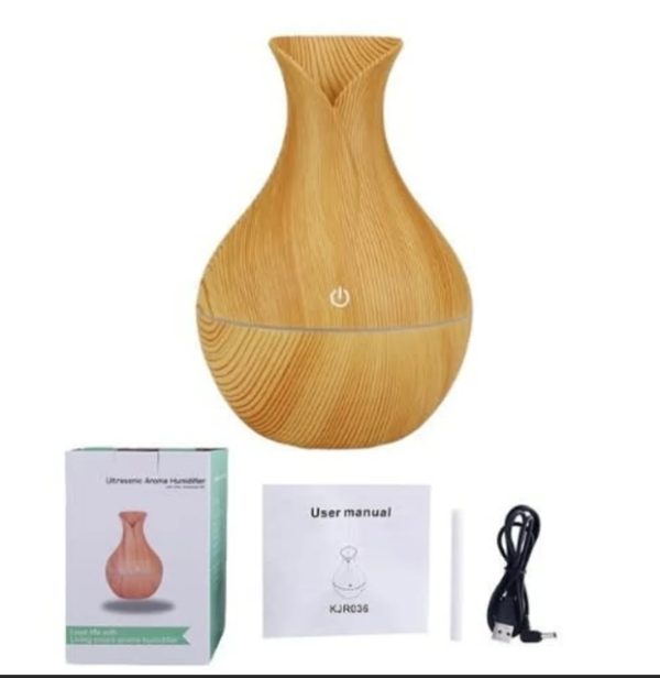 130ML Ultrasonic Aroma Humidifier With Color Changing LED