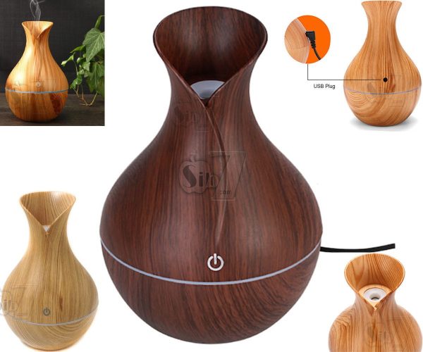 130ML Ultrasonic Aroma Humidifier With Color Changing LED
