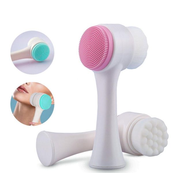 2 in 1 Silicone Facial Cleansing Brush
