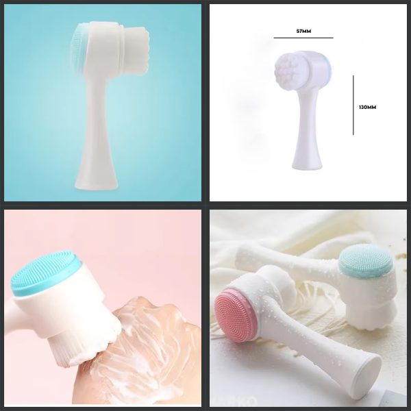 2 in 1 Silicone Facial Cleansing Brush
