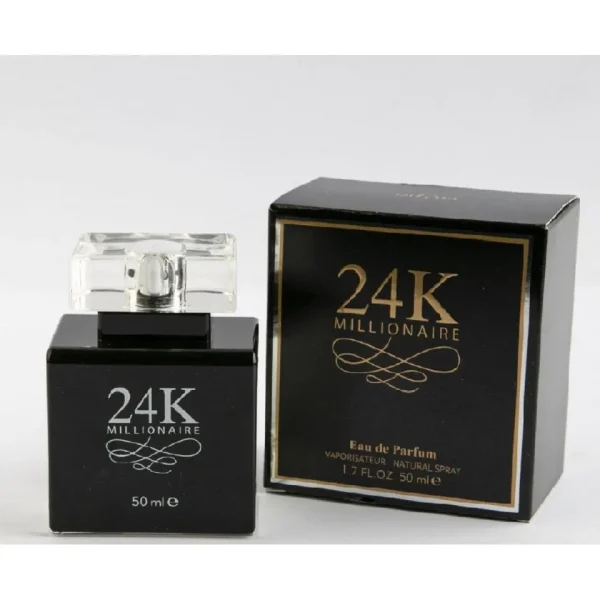 24K Millionaire Perfume Black-50ml
