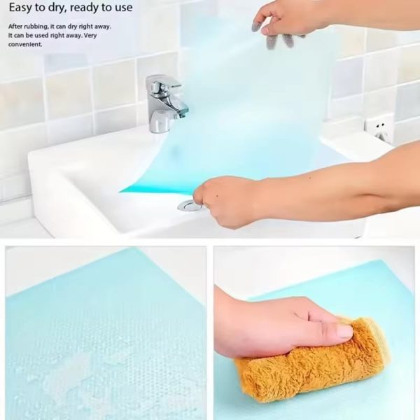 4PCS EVA Waterproof Refrigerator Liner Mat Washable