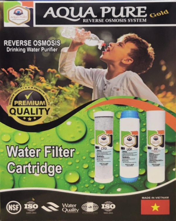 Aqua Pure Water Filter Cartridge Gold