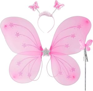 Butterfly Wing Wand Headband Fairy