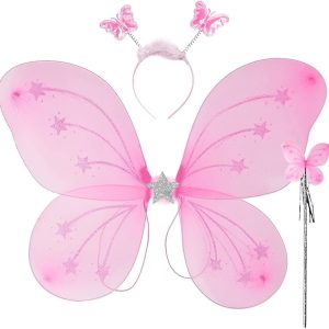 Butterfly Wing Wand Headband Fairy