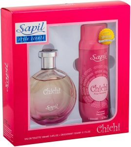 Chichi Pour Femme Gift Set- Perfume 100ml + Body Spray 200ml
