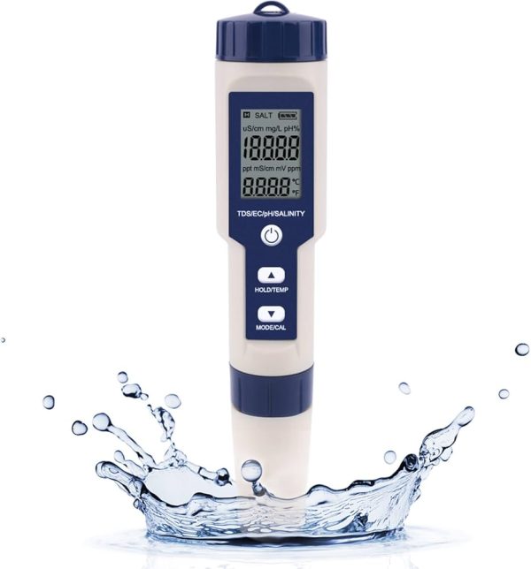 Digital 5 in 1 Water Quality Tester
