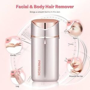 Dual Blades Mini Portable Electric Face Razors for Women