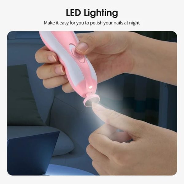 Electric Baby Nail Trimmer Kids Scissors Infant Nail Care Manicure