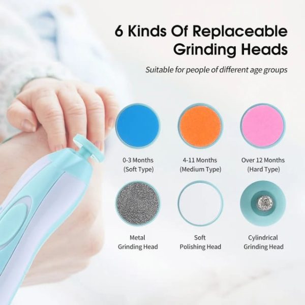Electric Baby Nail Trimmer Kids Scissors Infant Nail Care Manicure
