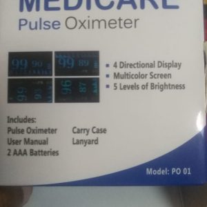 Fingertip Pulse Oximeter With LED Display