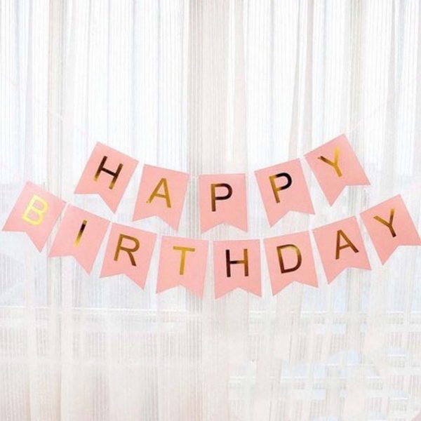 Happy Birthday Banner Decoration