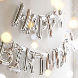 Happy Birthday Color Foil Balloons