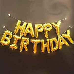 Happy Birthday Color Foil Balloons
