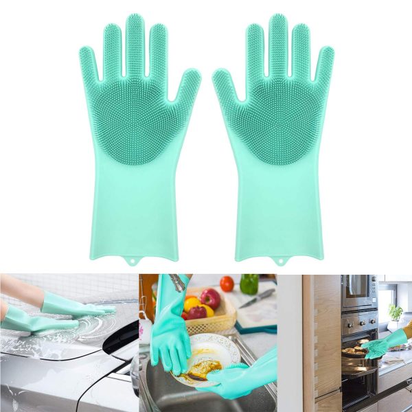 Magic Silicone Dish Washing Gloves