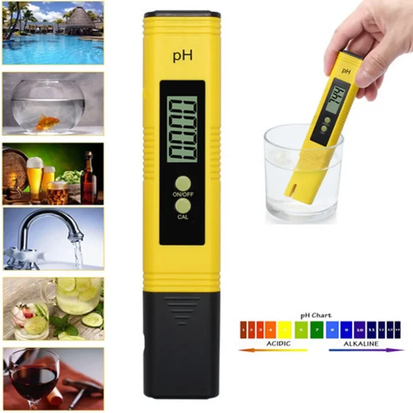 PH Meter Handheld Water Quality Tester Pen
