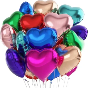 Pack of 5 18Inch Heart's Foil Balloons Party Decoration
