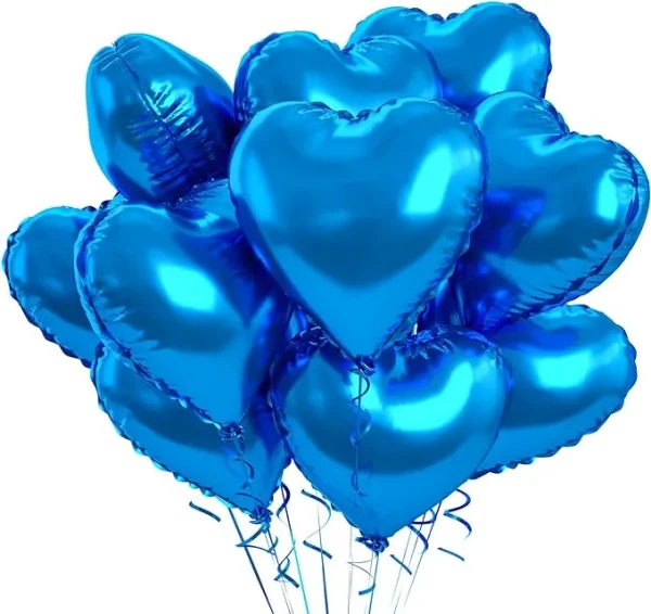 Pack of 5 18Inch Heart's Foil Balloons Party Decoration