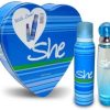 She Perfume & Body Spray Gift Set for Women
