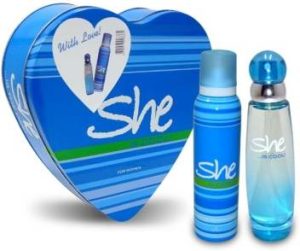 She Perfume & Body Spray Gift Set for Women