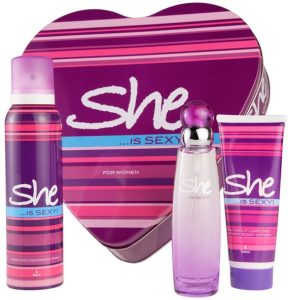 She Perfume & Body Spray Gift Set for Women