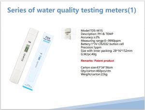 TDS-M1S Meter Handheld Water Quality Tester Pen