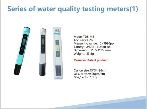 TDS-M3 Meter Handheld Water Quality Tester Pen