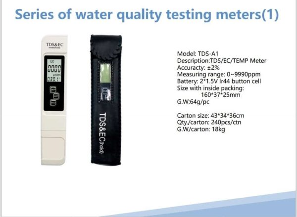 TDS&EC Meter Handheld Water Quality Tester Pen - Image 3