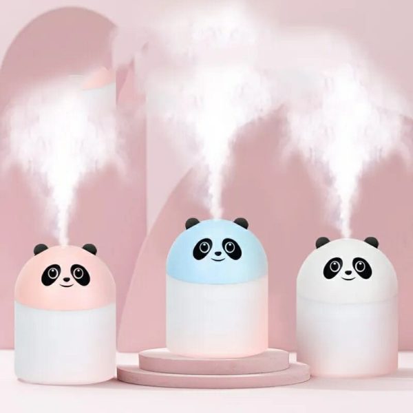 250ml Cute Panda Mini Air Humidifier with Night Light
