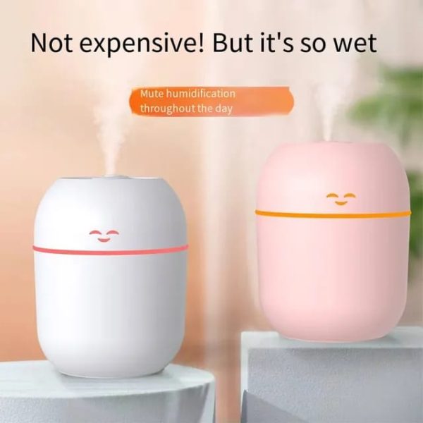 220ml Mini Air Humidifier with Night Light