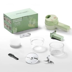 4 in 1 Portable Electric Vegetable Cutter Set