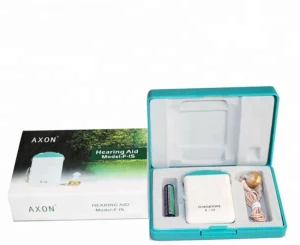 AXON F-15 Sound Enhancement Wired Box Hearing Aid