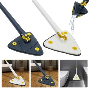 Cleaning Mop 360 Rotatable Triangular Foldable