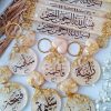 Custmoize Name Resin Key chain Bismilla Bookmark