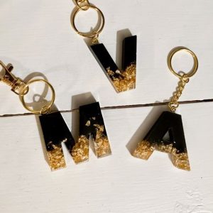 Custmoize Resin Alphabet Key chain