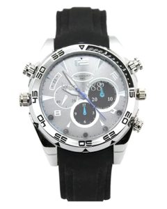 HD Video Waterproof Watch Camera IR Night Vision 1080p 32gb Memory