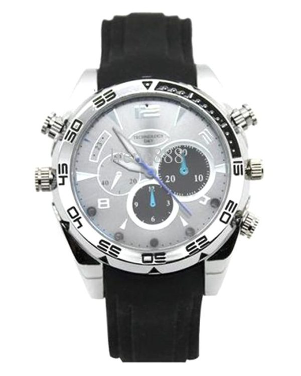 HD Video Waterproof Watch Camera IR Night Vision 1080p 32gb Memory
