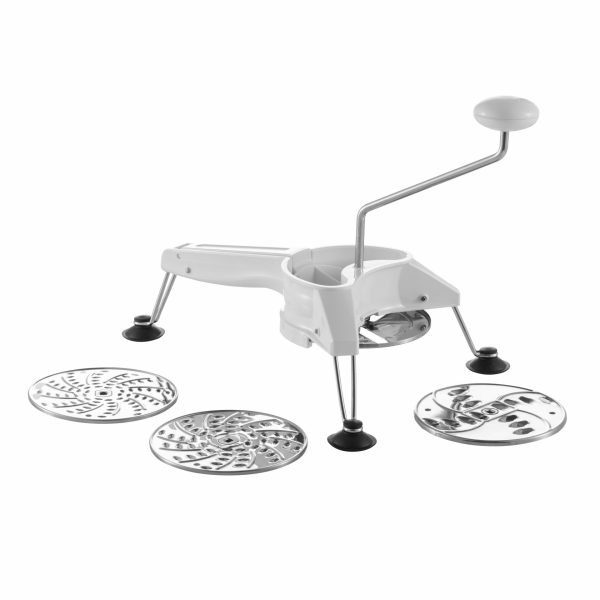 Kitchen Multi Rotary Grater with stainless steel blades