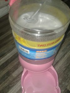 Pet Bowl Bottle Water Drinking Dispenser