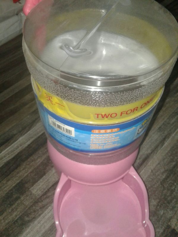 Pet Bowl Bottle Water Drinking Dispenser