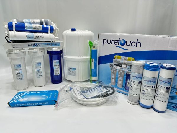 R.O 10",100 GPD 7 Stages,5 Gln Tank Pure Touch (Vietnam)