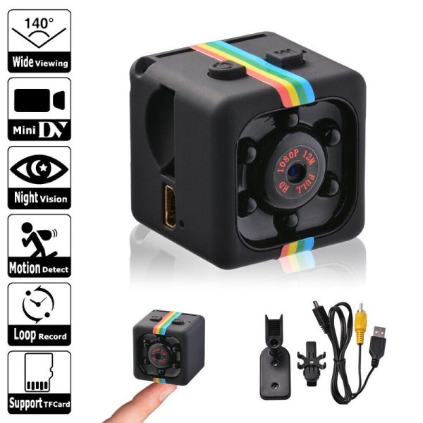 SQ11 HD Night Vision Mini Hidden Spy Secrete Small Camera