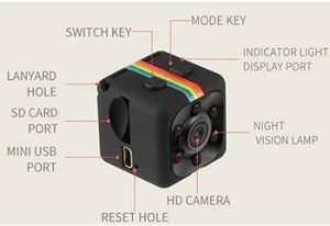 SQ11 HD Night Vision Mini Hidden Spy Secrete Small Camera